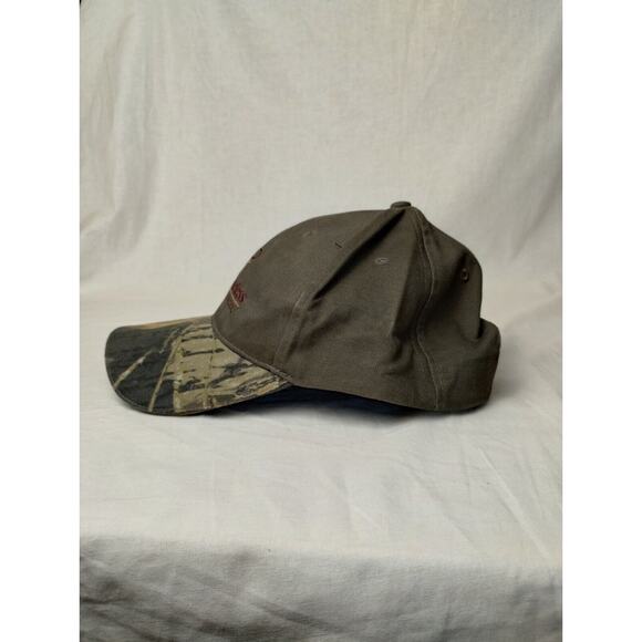 US Smokeless Tabacco Co Hat Cap Adult Mossy Oak Strapback Camo Green NEW - Picture 2 of 8